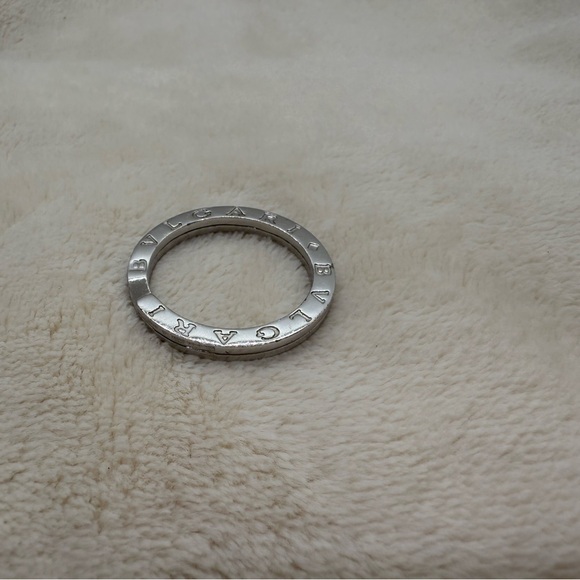 Bvlgari Silver Key Ring Sterling Silver - Picture 4 of 9